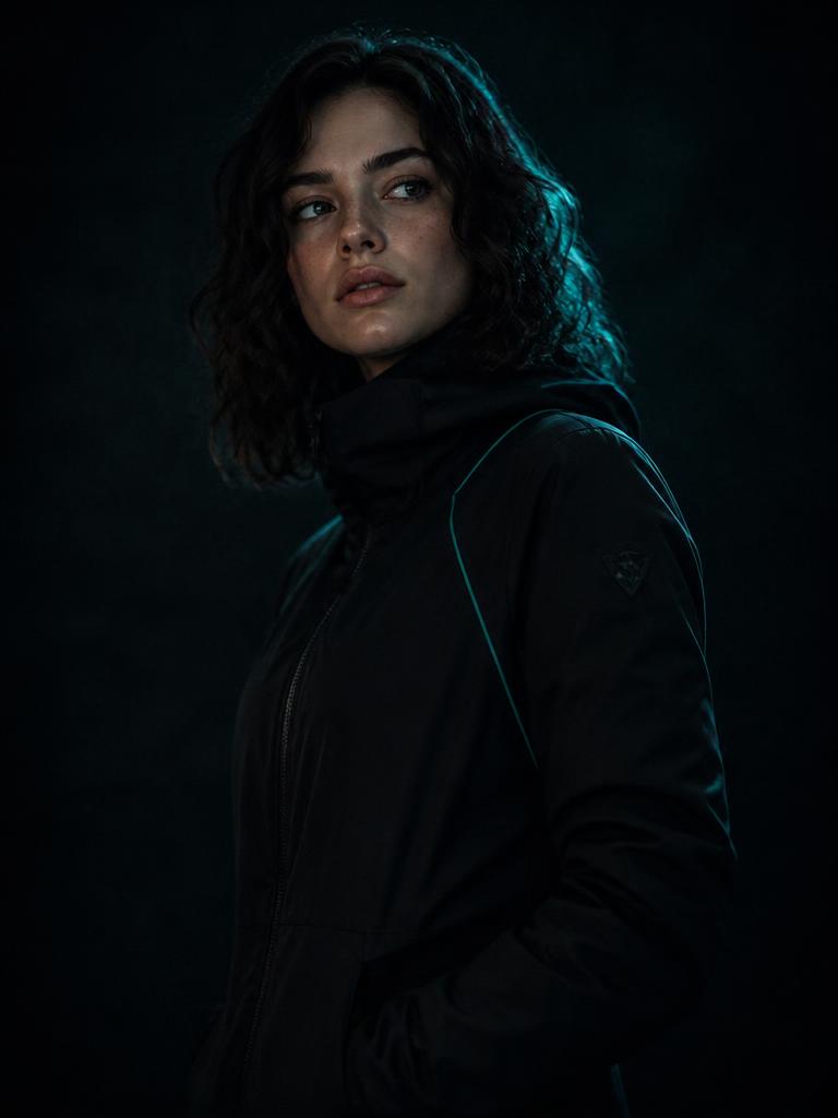 A personagem Nova em uma cena de momento decisivo, com a mesma identidade visual